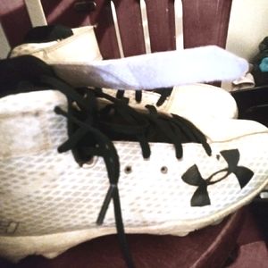 White Under armour cleats